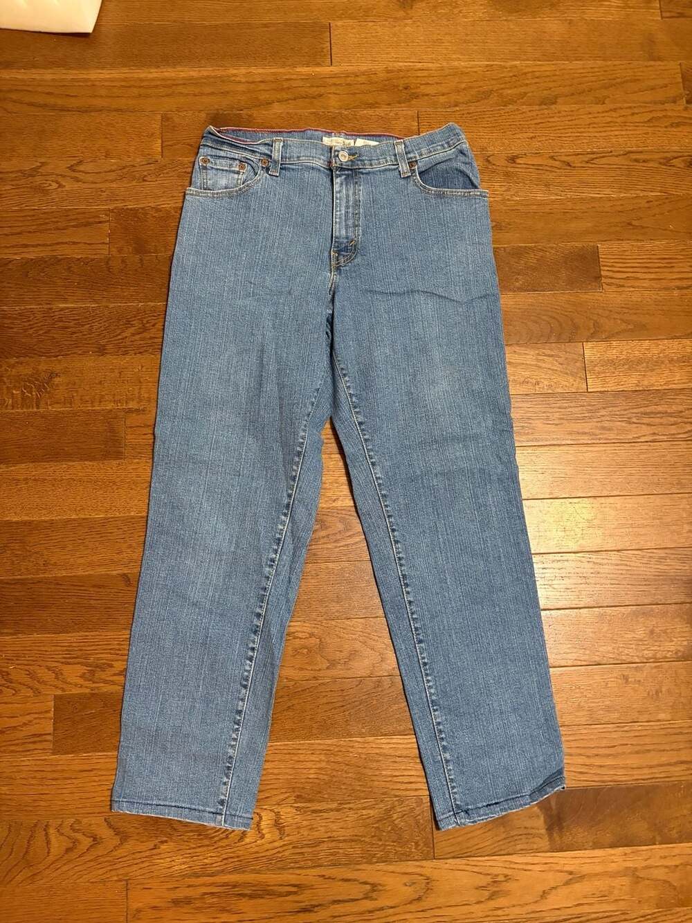 Levi's 550 Relaxed Tapered Blue Denim mom Jeans Women's Size 12M